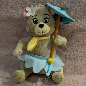 Yogi Bear Cindy Bear Plush Parasol Skirt Scarf 9in Green Hanna Barbera 2022 Rare